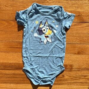 Little Sleepies Bluey Short Sleeve Bodysuit Size 12-18 Month